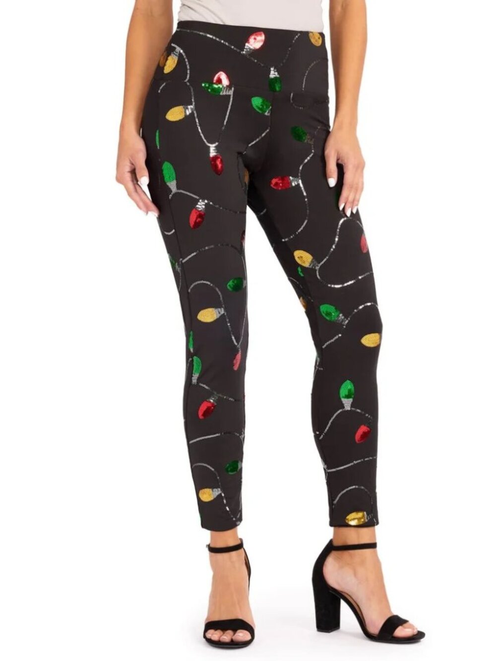 Tipsy Elves Christmas Lights Leggings (NWT)